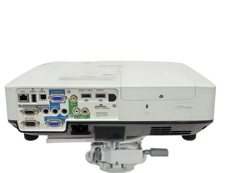 Epson PowerLite 1980WU WUXGA 3LCD Projector Lamp 382 Hrs, No Remote, READ _