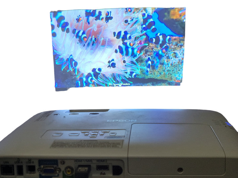 Epson PowerLite 1980WU WUXGA 3LCD Projector Lamp 382 Hrs, No Remote, READ _