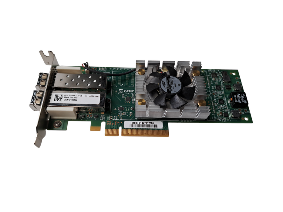 QLogic QLE2662L Dual-Port 10Gb SFP+ PCIe Network Adapter