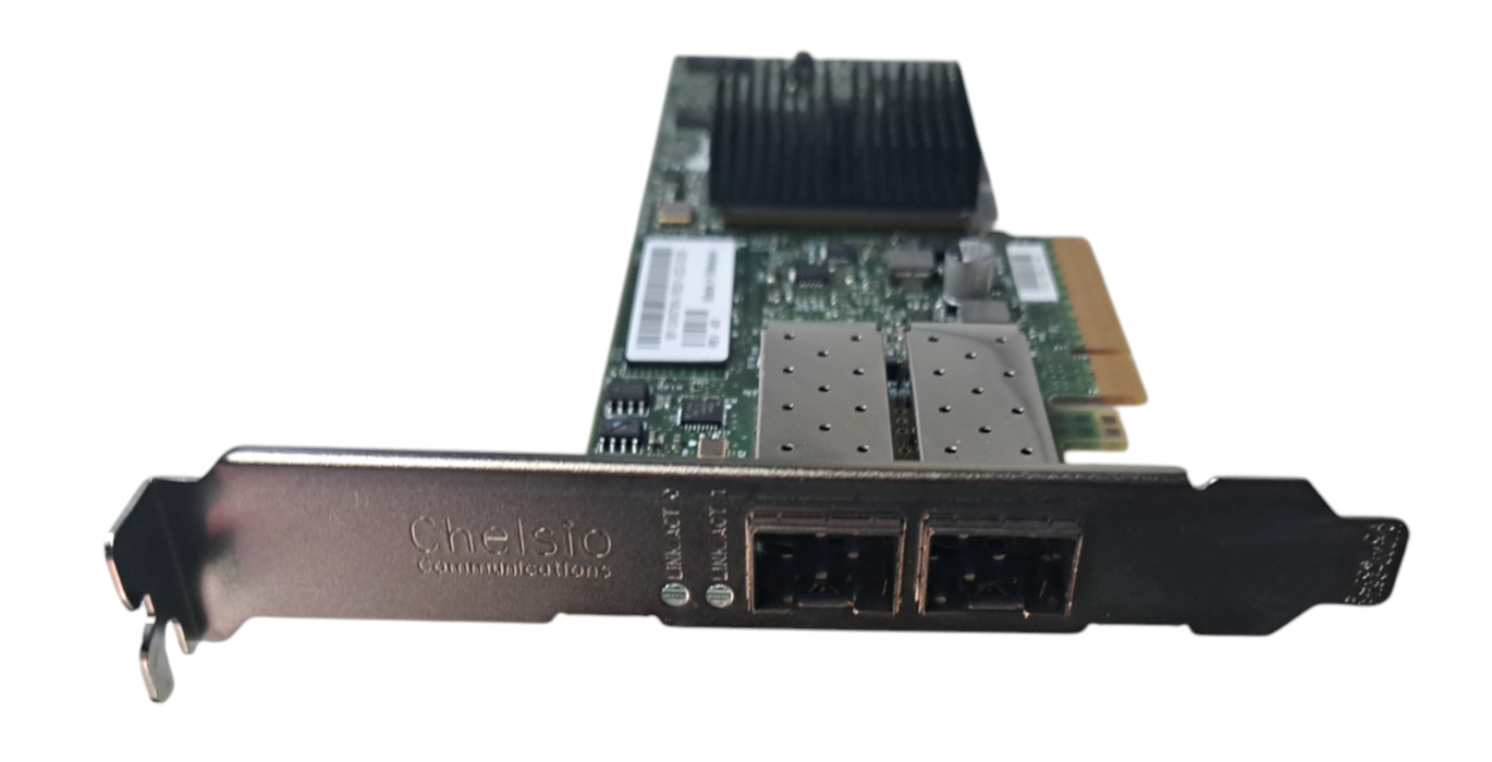 Chelsio 110-1155-31 A0 Dual Port PCI-E FC HBA | Dual 10GB SFP+