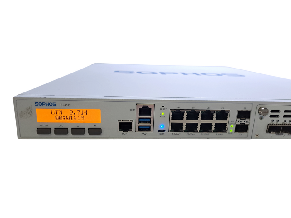 Sophos SG 450 Network Security Appliance w/ 4-Port Module | UTM 9.714 *READ*