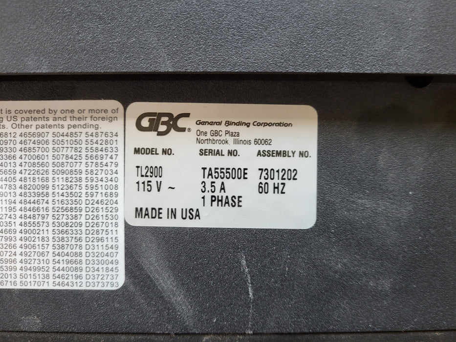 GBC TL2900 (Electric Wire Closer) For a Wire Binding Machine