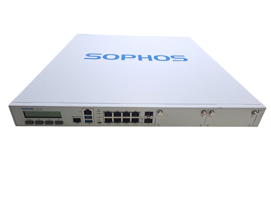 Sophos SG 430 Rev 2 8-Port Firewall Network Security Appliance | UTM 9.712 *READ