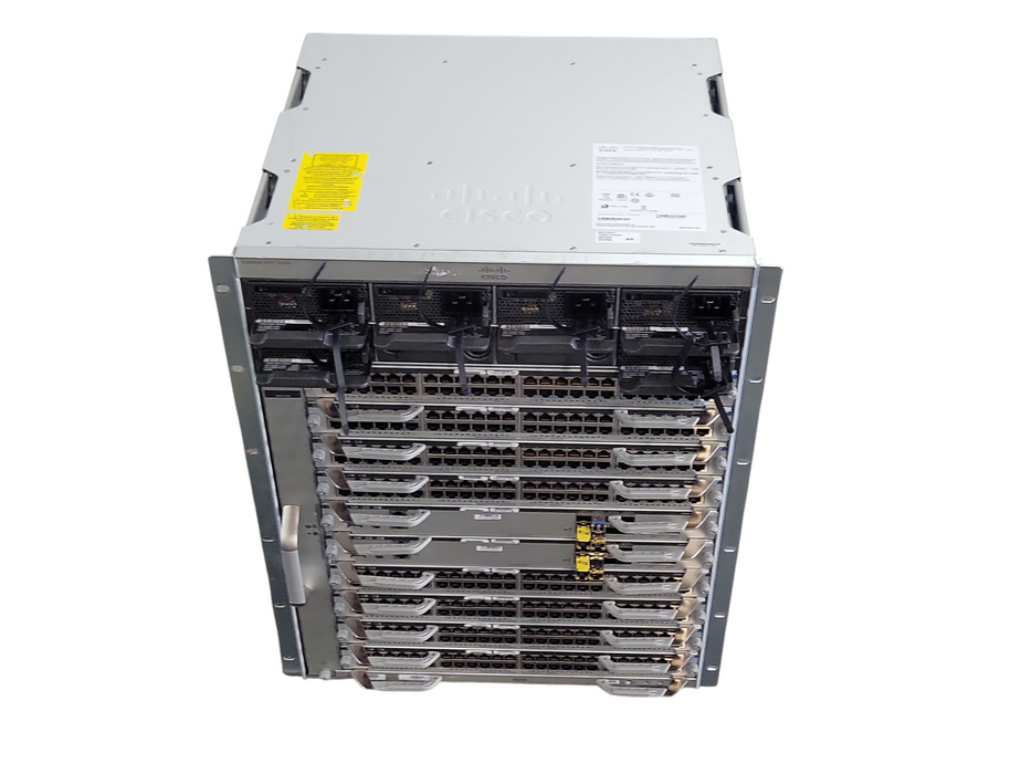 Cisco C9410R Catalyst 9400 Series Switch w/ Modules and 6x PSUs, See detail