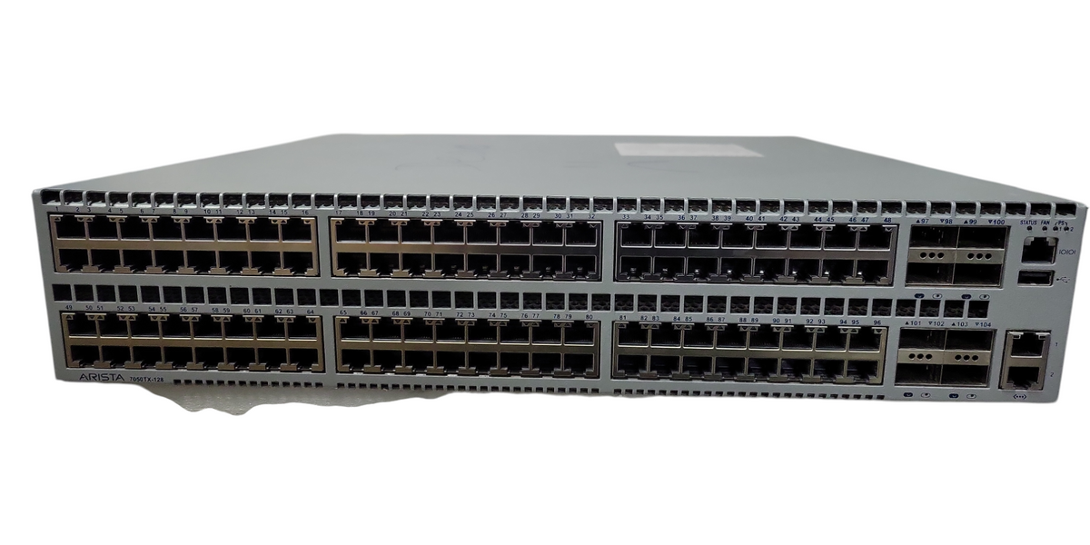 Arista DCS 7050TX 64 R 48 x RJ45 (1/10GBASE T) et 4 x QSFP+ Dual AC (renouvelé