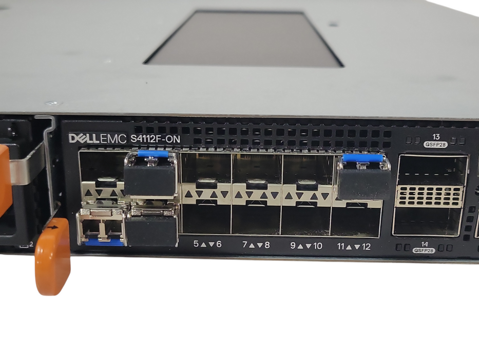 Lot of 2x Dell S4112F-ON EMC PowerSwitch 12-Port, See Detail
