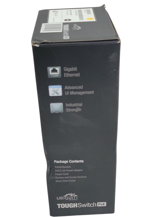 Ubiquiti ToughSwitch 5 port (TS-5-POE) with power adapter