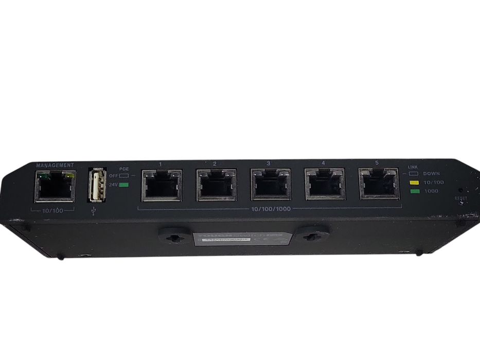 Ubiquiti ToughSwitch 5 port (TS-5-POE) with power adapter