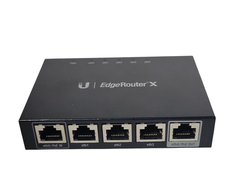 Ubiquiti Networks EdgeRouter X ER-X Black 5-Port Gigabit Wired PoE Router