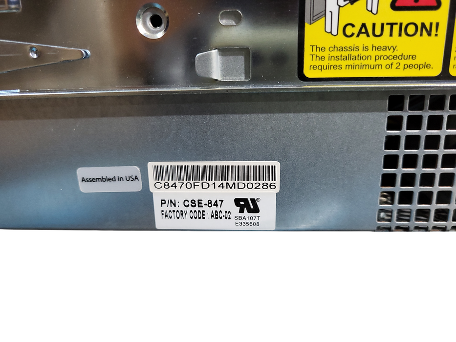 SuperMicro 4U CSE 847 36 Bay LFF Barebone No CPU/RAM/PSU READ
