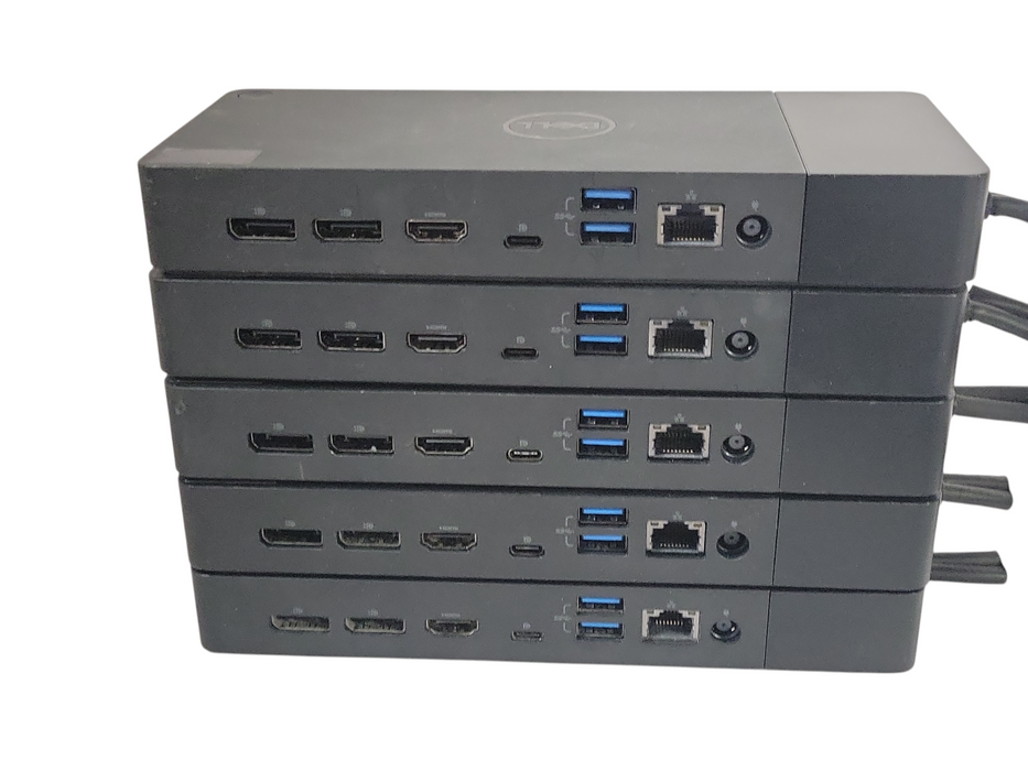 Lot of 5x Dell WD19DCS K20A001 K20A Double USB Type-C Docking Stations, READ