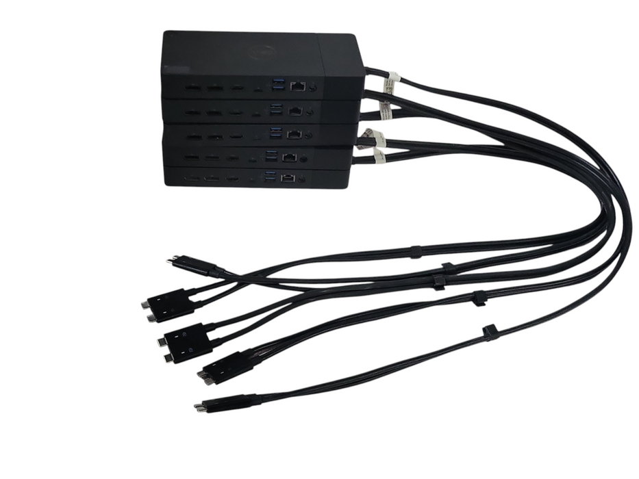 Lot of 5x Dell WD19DCS K20A001 K20A Double USB Type-C Docking Stations, READ
