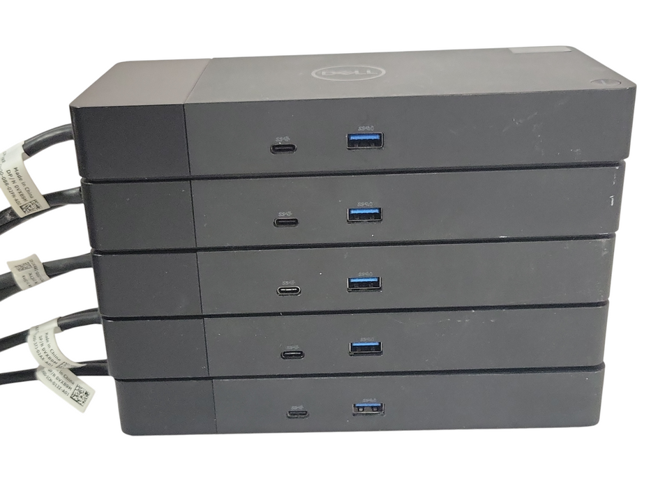 Lot of 5x Dell WD19DCS K20A001 K20A Double USB Type-C Docking Stations, READ
