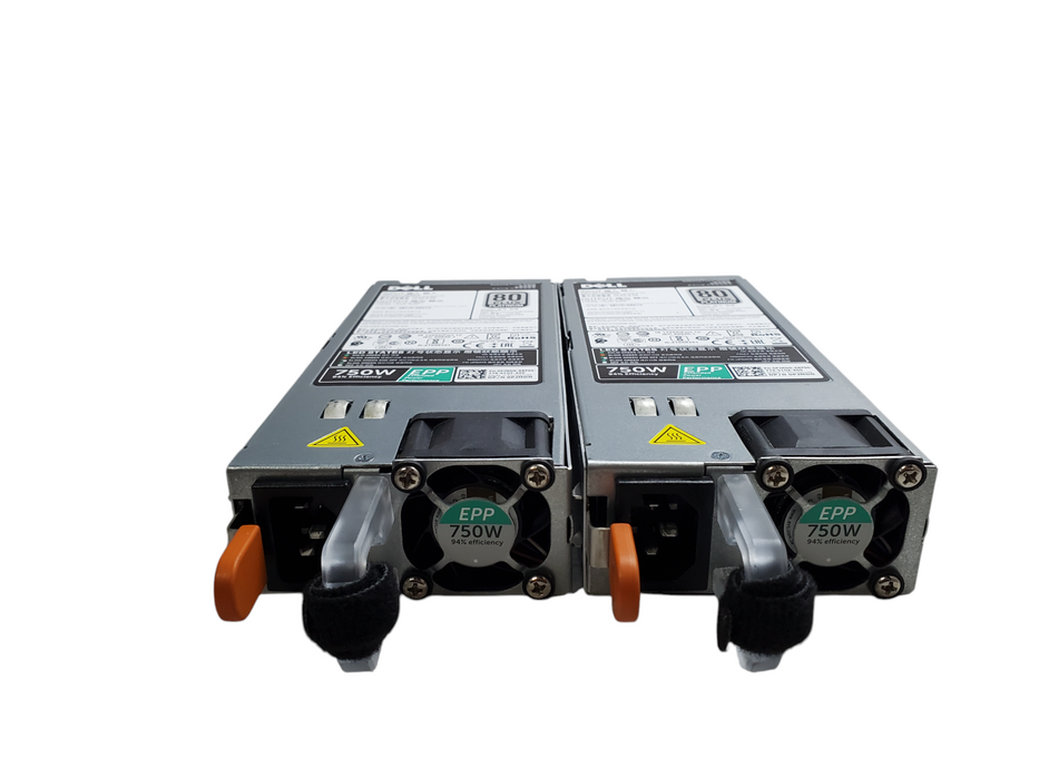 Lot 2x Dell E750E-S1 750W Dell Server PSU - DP/N: 0PJMDN