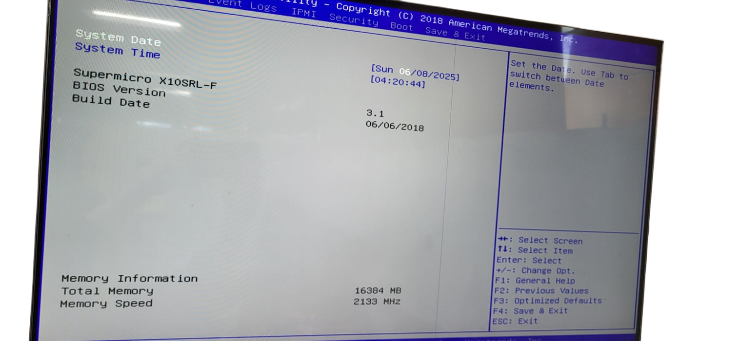 Supermicro X10SRL-F Server Xeon E5-1620 v3 CPU |16GB DDR4 | 500W