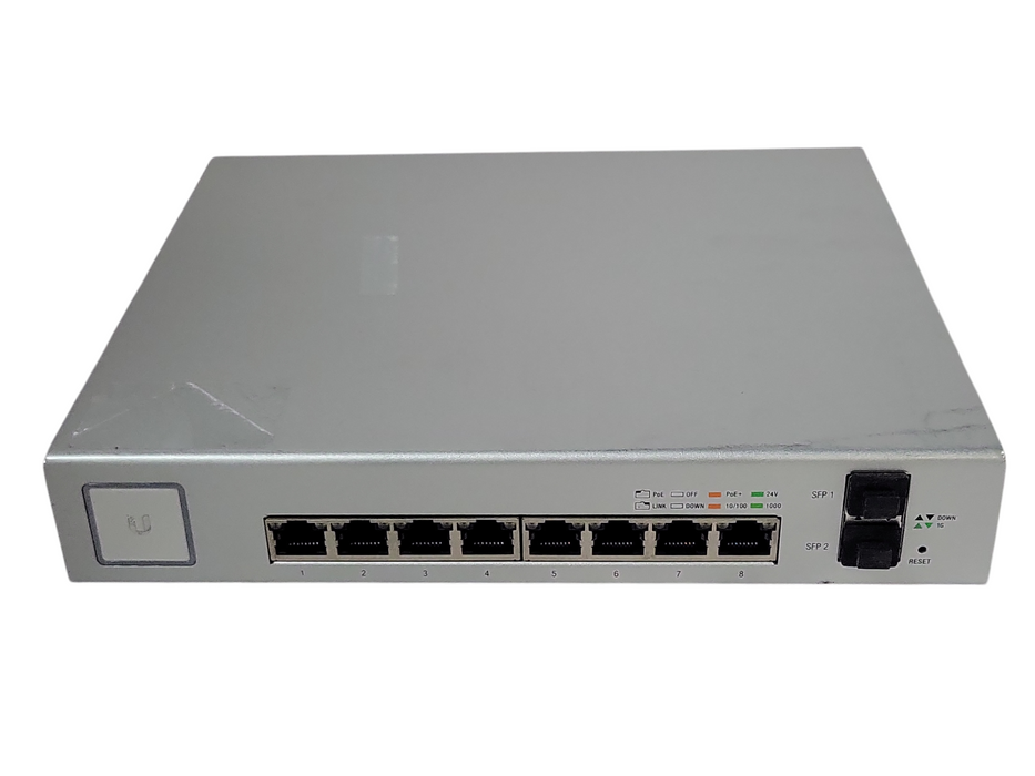 Ubiquiti UniFi US-8-150W 8-Port Gigabit Ethernet Switch with 2 SFP Ports
