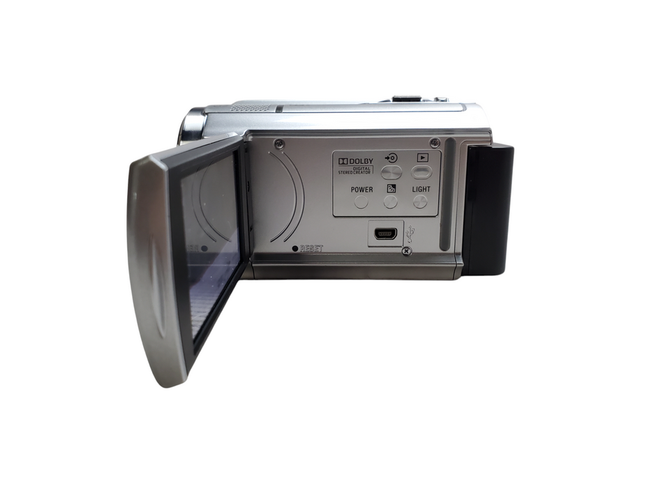 Sony DCR-SR68 Silver Digital Video Camera Recorder w/ Battery
