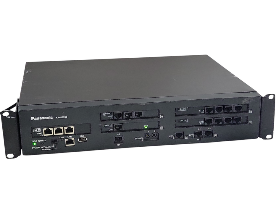 Panasonic KX-NS700C w/ 1x LCOT6, 1x PRI23, and 2x DLC16, READ