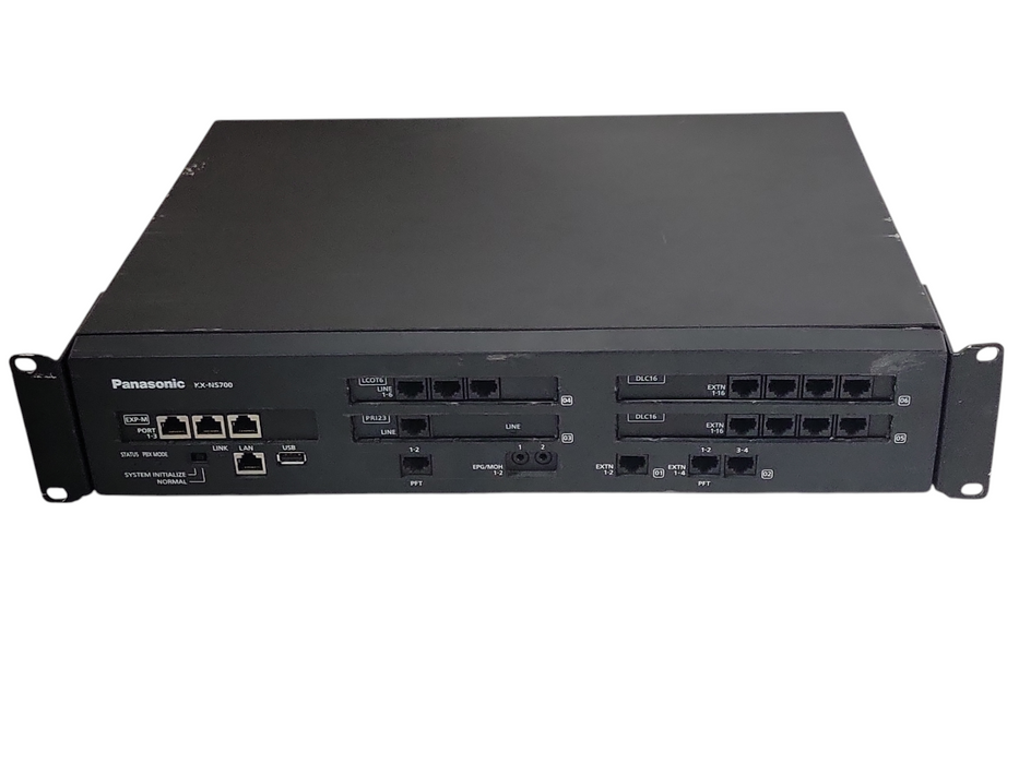Panasonic KX-NS700C w/ 1x LCOT6, 1x PRI23, and 2x DLC16, READ