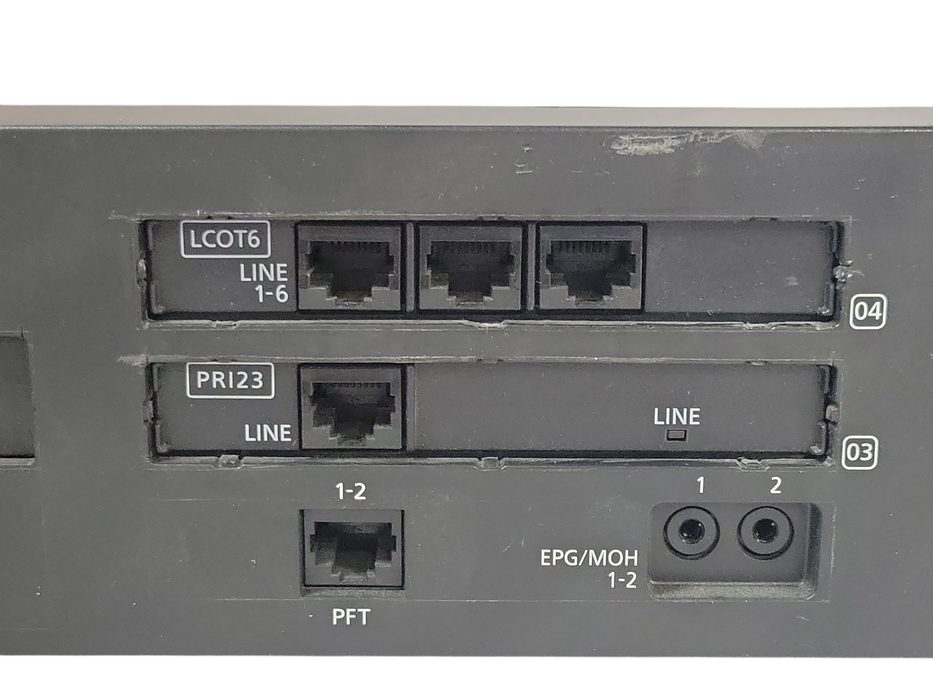Panasonic KX-NS700C w/ 1x LCOT6, 1x PRI23, and 2x DLC16, READ