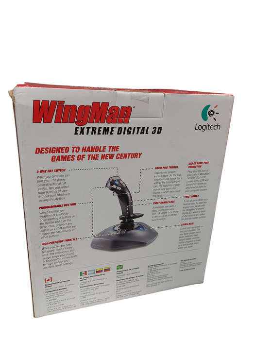 Logitech Wingman Extreme Digital 3D Joystick 1999
