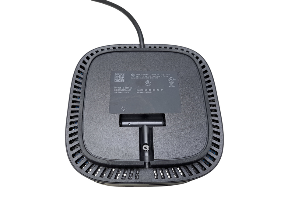 HP USB-C G5 Docking Station with 120W Power Adapter