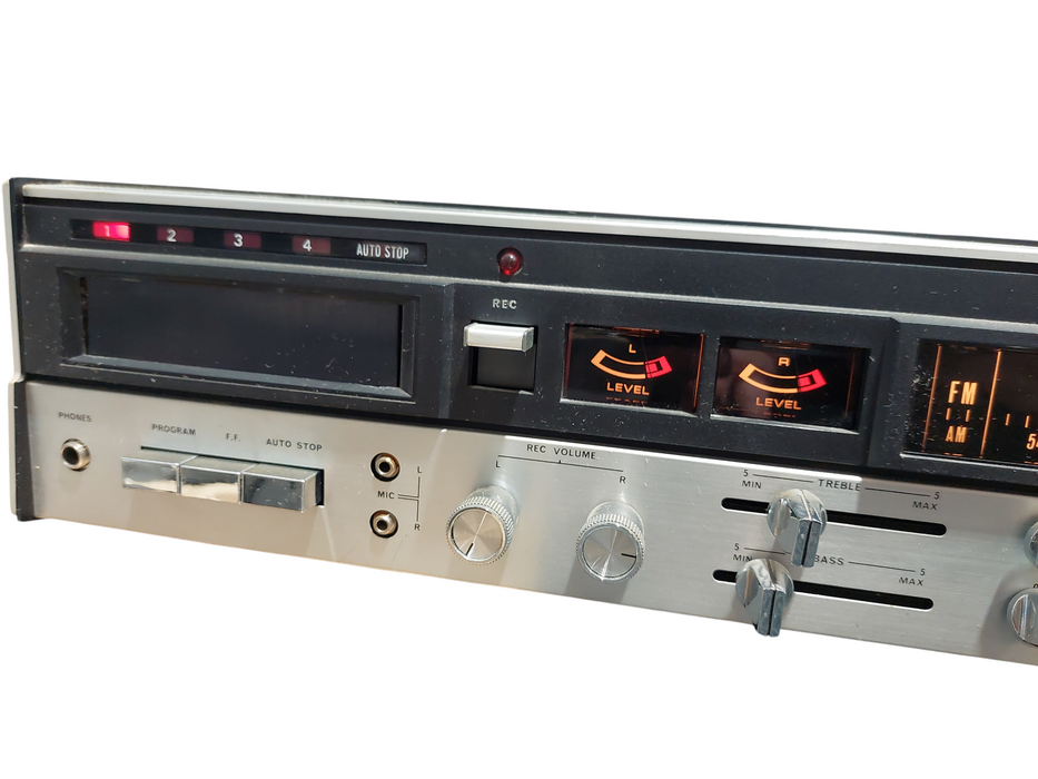 LLOYD'S am/fm Stereo Multiplex Receiver & 8-Track Tape Recorder Model: D614-07D