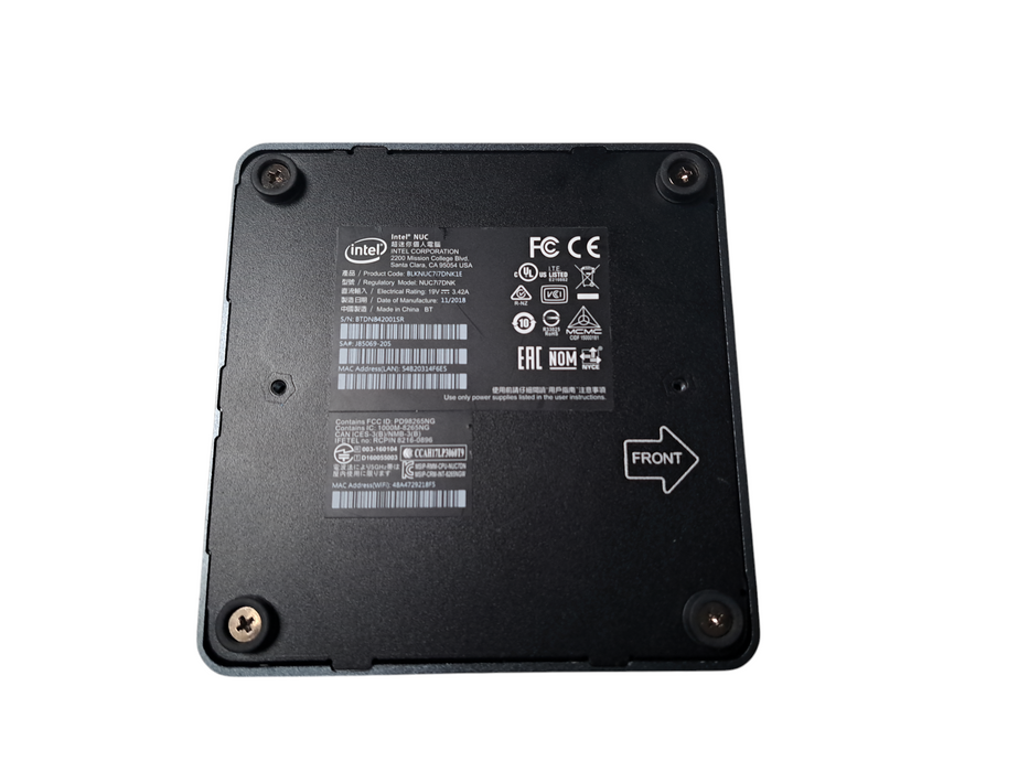 Intel NUC NUC7i7DNK1E | i7-8650U | 16GB DDR4 | NO HDD