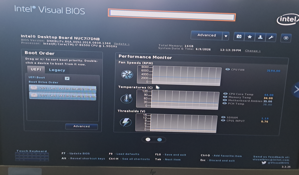 Intel NUC NUC7i7DNK1E | i7-8650U | 16GB DDR4 | NO HDD