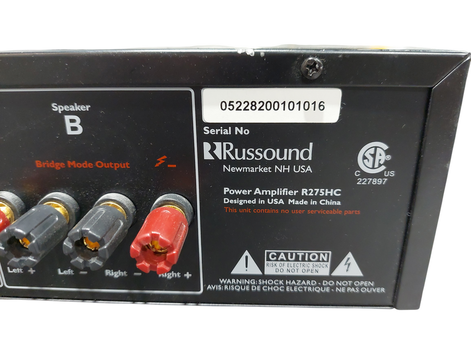 Russound R275HC Power Amplifier