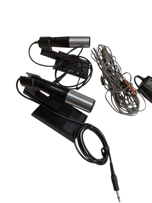 Two Vintage LLOYD'S IMP 500 Mic & wire