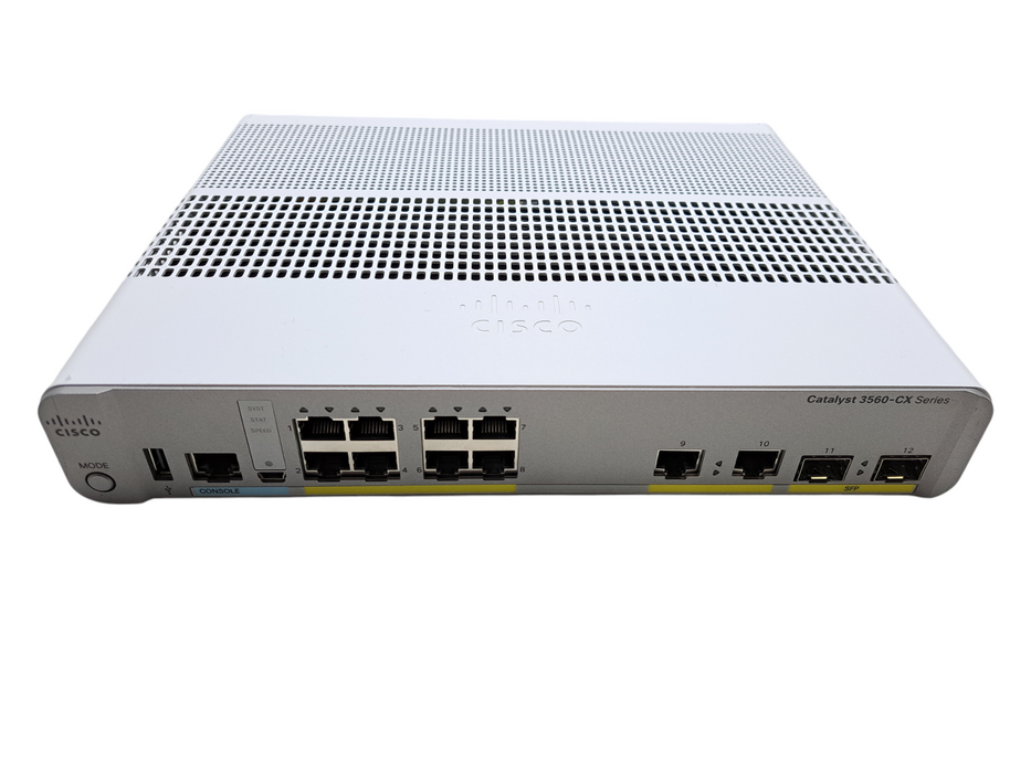 Cisco WS-C3560CX-8TC-S V04 | 8-Port Gigabit Compact Silent Switch 2x SFP