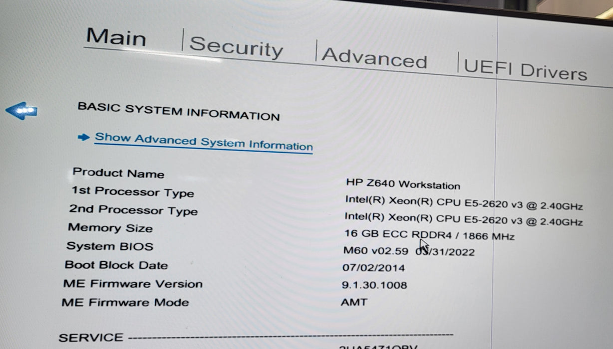 HP Z640 Workstation 2x Xeon E5-2620 V3 CPU |16GB DDR4 | No HDD