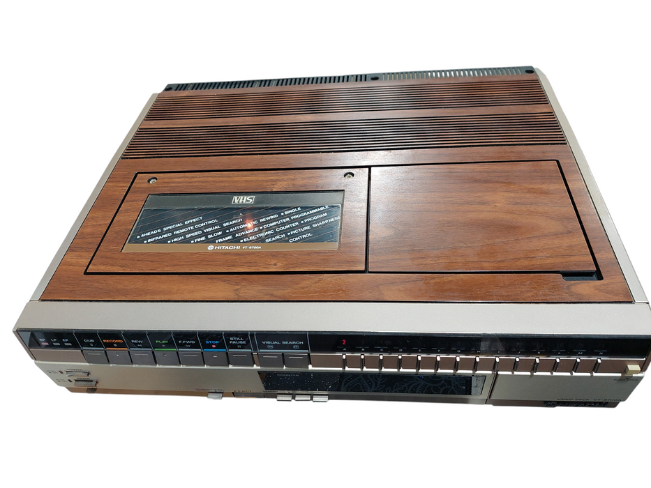 Hitachi VT-9700A Top Loader VCR Video Cassette Tape Deck in box