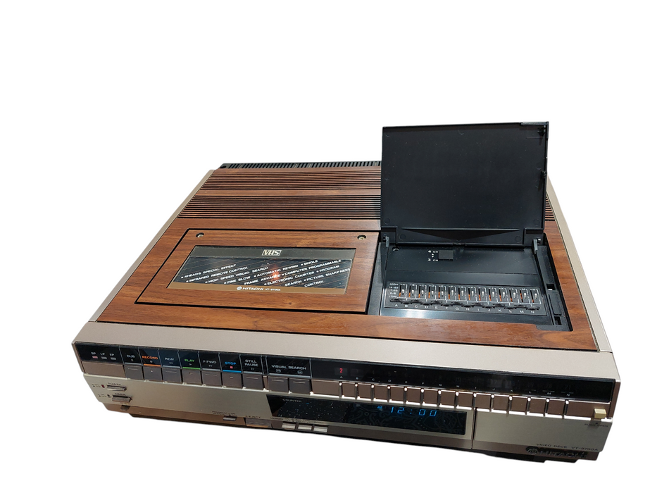 Hitachi VT-9700A Top Loader VCR Video Cassette Tape Deck in box