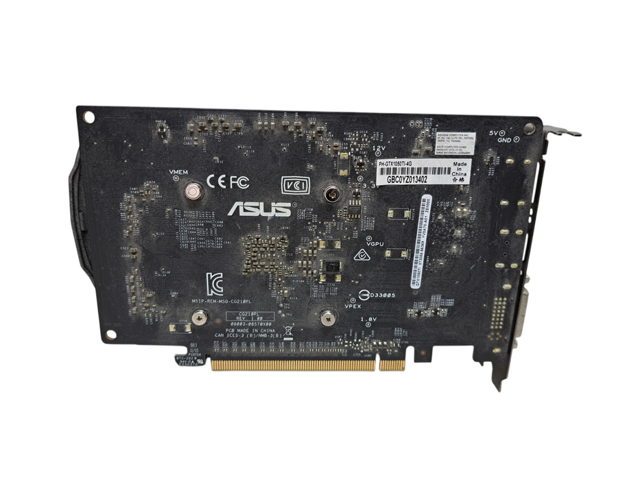 ASUS Phoenix GeForce GTX 1050 Ti 4GB GDDR5 Graphics Card PH-GTX1050TI-4G