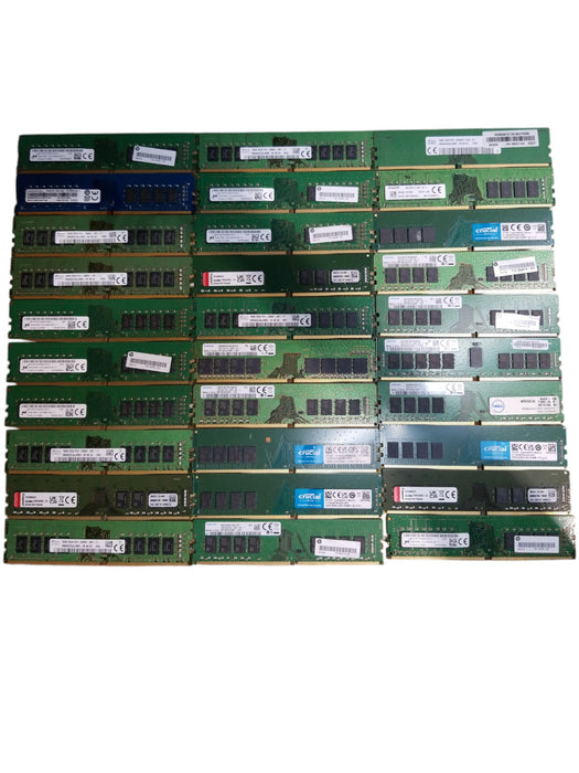 Lot of 50x, Assorted 16GB DDR4 Desktop RAM