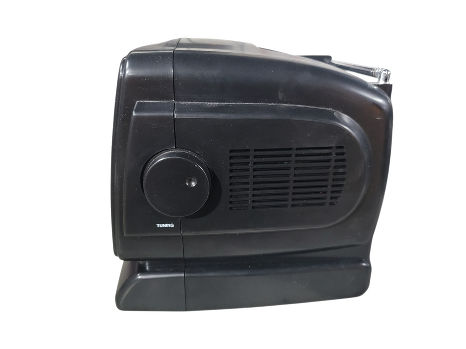 Curtis RT068K 5” Portable B&W TV AM/FM Radio Retro Compact Travel Television