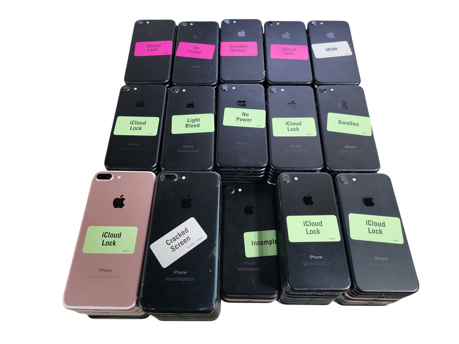 Lot of 144x Apple iPhone's [7 / 7+ | AS-IS]