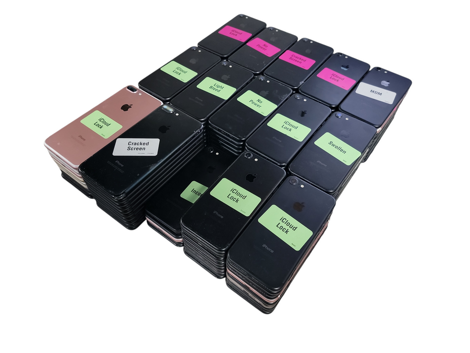 Lot of 144x Apple iPhone's [7 / 7+ | AS-IS]