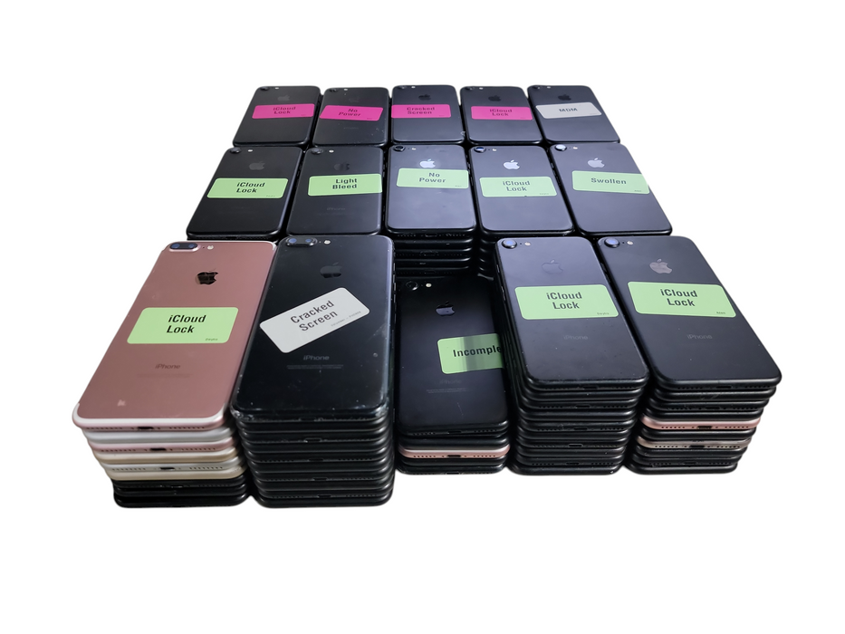 Lot of 144x Apple iPhone's [7 / 7+ | AS-IS]