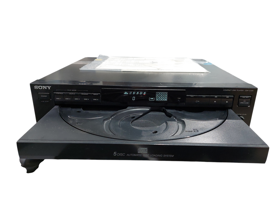 Sony 5 CD Disc Compact Disc Player Model: CDP-C225