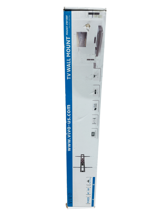 VIVO Flat TV Wall Mount 60" - 100"  up to 165lbs Model: VW100F
