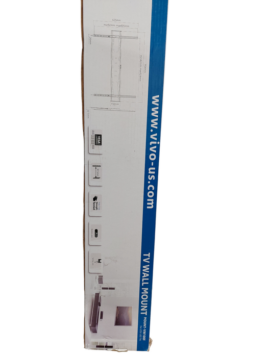 VIVO Flat TV Wall Mount 60" - 100"  up to 165lbs Model: VW100F