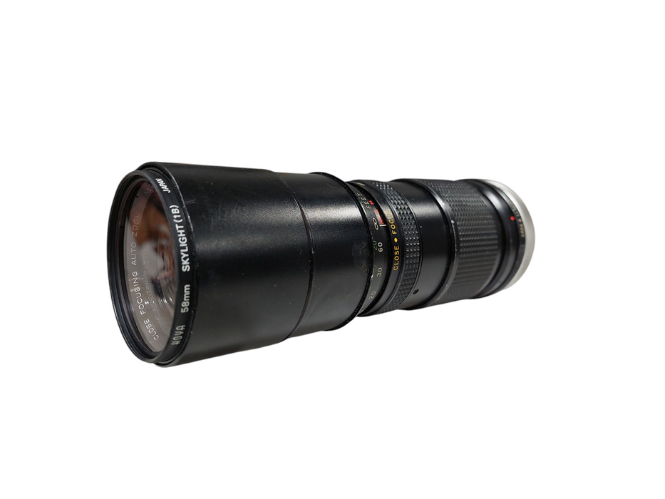 Canon 58mm Vivitar Lens 85-205mm 1:3.8 Close Focusing Auto Zoom Lens