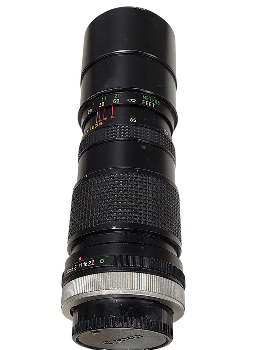 Canon 58mm Vivitar Lens 85-205mm 1:3.8 Close Focusing Auto Zoom Lens