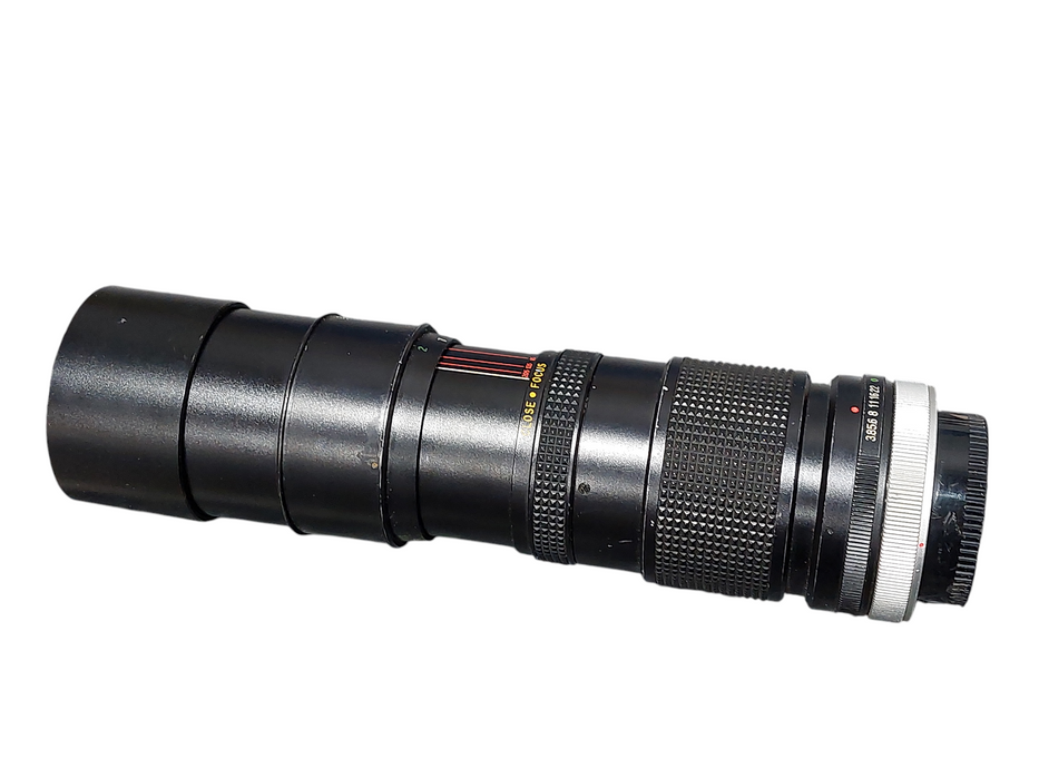 Canon 58mm Vivitar Lens 85-205mm 1:3.8 Close Focusing Auto Zoom Lens