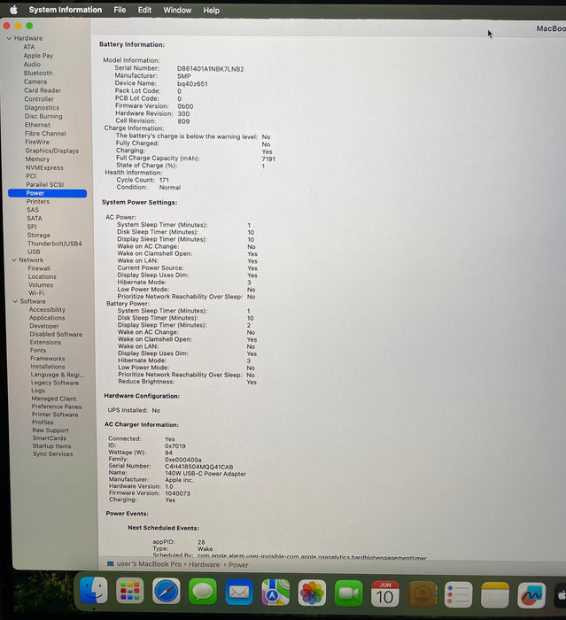 Apple MacBook Pro 16" 2019 i7-9750H Radeon Pro 5500M GPU 32GB RAM 1TB SSD READ