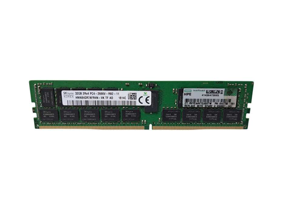 SK Hynix 32GB 2Rx4 PC4-2666V-RB2 DDR4 Server Memory HMA84GR7AFR4N-VK
