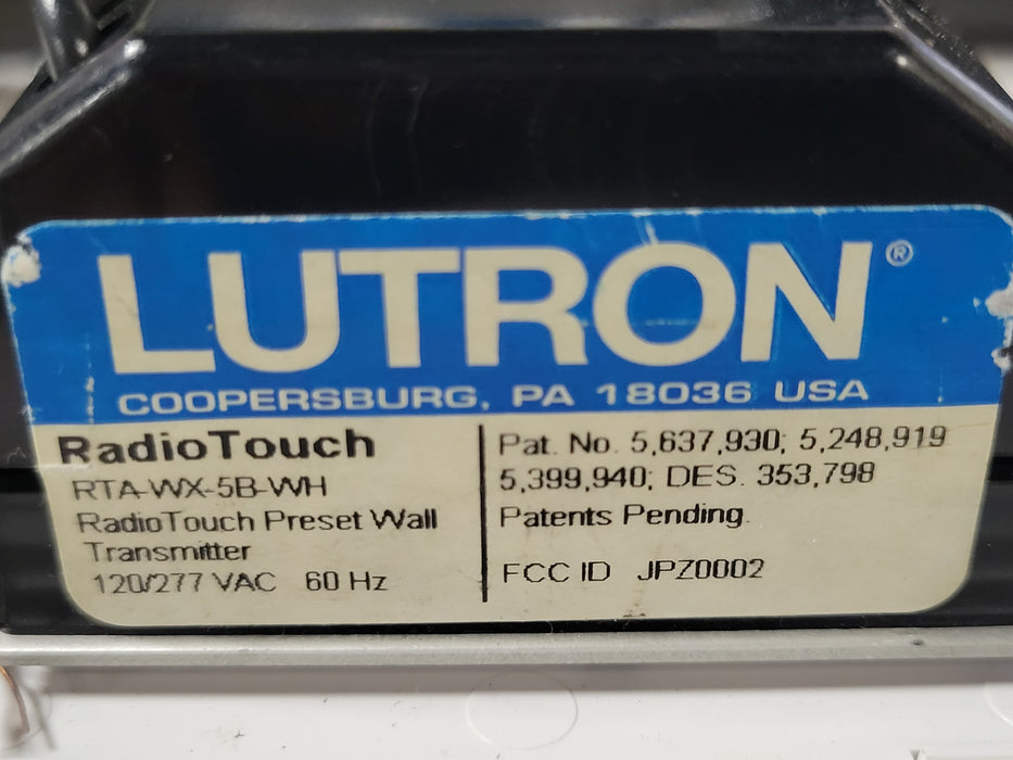 Lutron Radio Touch system w/ Case and transmitter, Receiver, and switches, READ